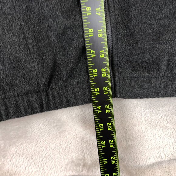 Old Navy Men's Fleece Zip Up Vest Jacket Medium Black Mock Neck Warm Sleeveless - Picture 4 of 9